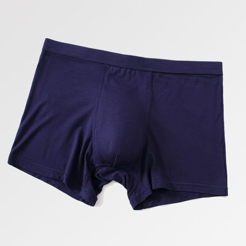 2025d Men's Bamboo Fiber Boxer Shorts Plus Size Comfortable Four-Corner Underwear_voghion.com