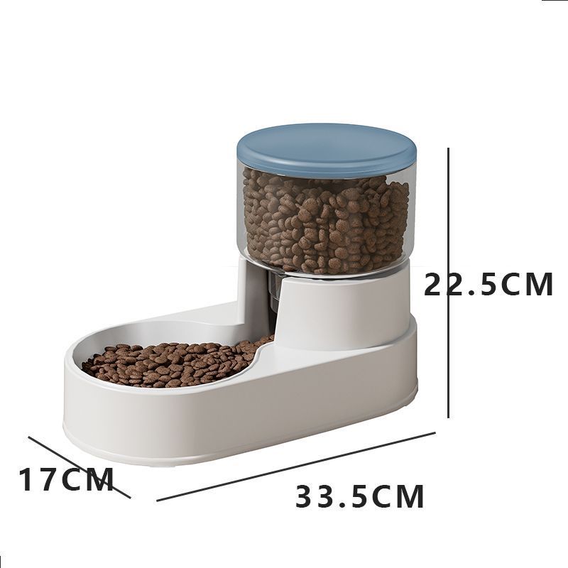 Comedero doble antivuelco para gatos y perros pequeños y medianos, bebedero automático, suministros para mascotas_voghion.com