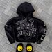 Retro Y2K Zip-Up Hoodie – Oversized Streetwear Pullover mit trendigem Print, Unisex Casual Wear_voghion.com