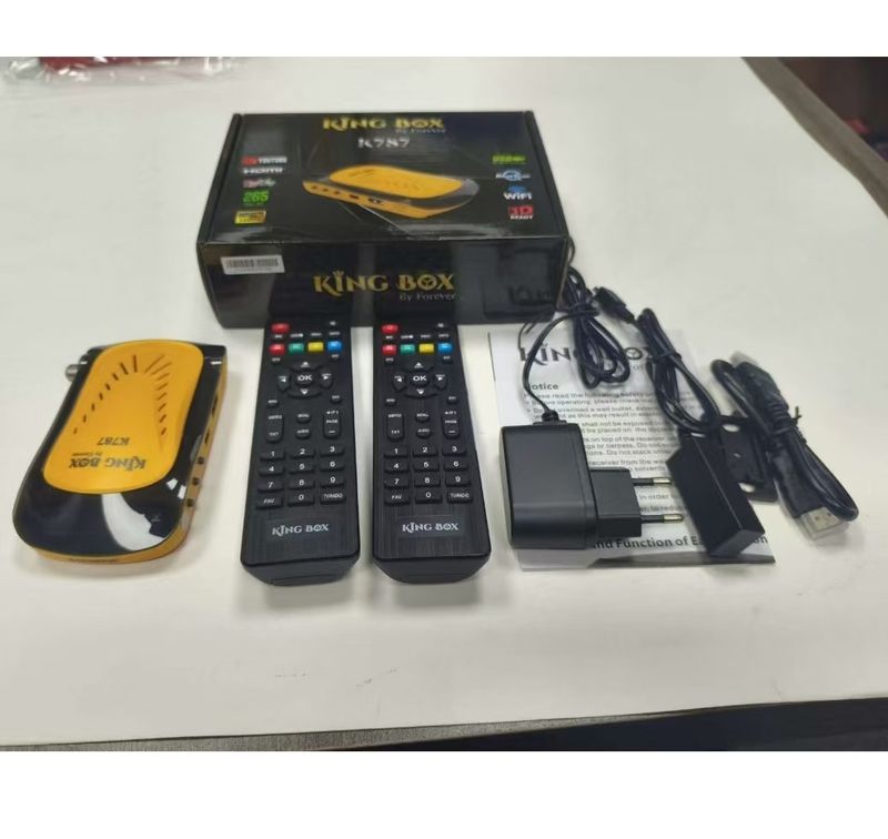 King Box K787 H.265 TV Set-Top Box Decoder Receives HD Satellite Signal F_voghion.com
