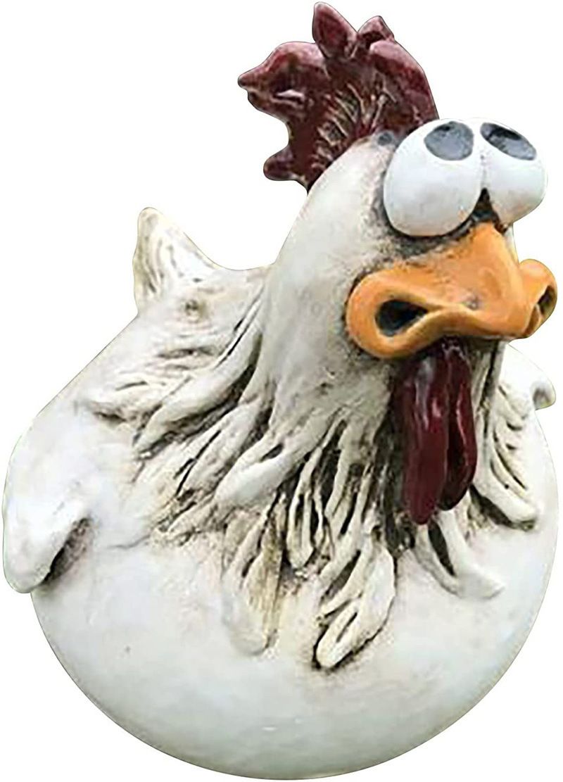 Ornamente artizanale din rășină de cocoș, parodie pentru garduri în aer liber, noi_voghion.com