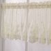One Piece Of Transparent Kitchen And Coffee Shop Curtain With Embroidered Rods, Short Weiman Small Window Short Curtain_voghion.com