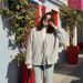 Oversized Wollmantel mit V-Ausschnitt und Gürtel – Street Style Longline Duster in Dunkelbraun & Silbergrau (S-L)_voghion.com