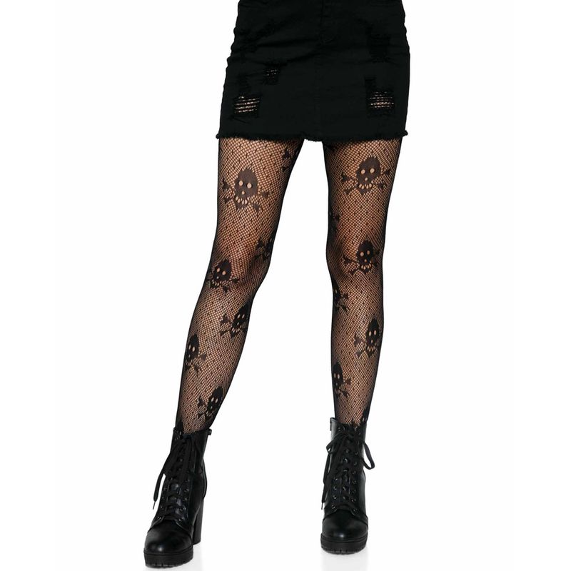Sexy pantyhose Sexy Halloween skull pantyhose fishnet pantyhose_voghion.com