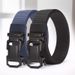 Men's Belt Automatic Buckle Belt Quick Drying Breathable No Punching Canvas Braided Belt_voghion.com