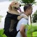 Sac à dos de voyage à double bandoulière pour chien, respirant et lavable, idéal pour les courses en extérieur et le vélo_voghion.com