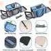Cat Carrier Large Capacity Two Small Dogs And Cats, Breathable Foldable Handheld Pet Bag For Outdoor Use_voghion.com