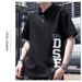 Männerkleeder High-End Trendy Männer Hallefärm Summer Neit Poloshirt Männer Trendy Mark Kuerzärm Jugendlech Perséinlechkeet Männer Kraang T-Shirt_voghion.com