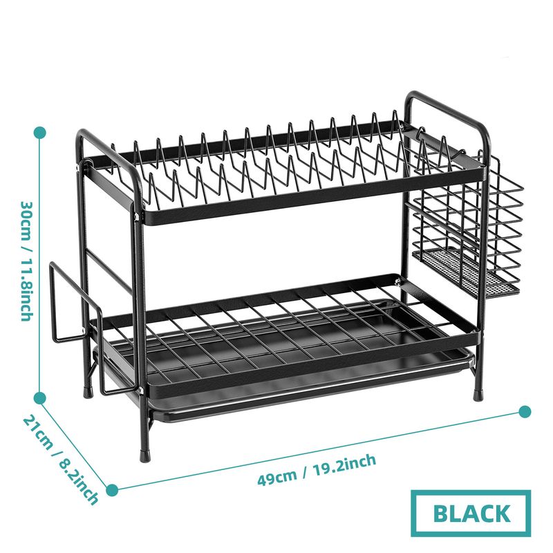 Kitchen Storage Rack Cupboard Storage Rack Draining Cupboard Rack Household Multi-functional Dish Rack Cupboard Cupboard Chopsticks Storage Box_voghion.com