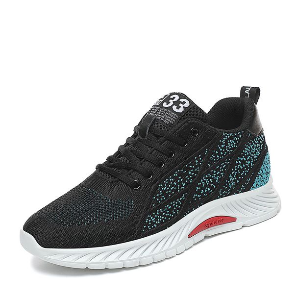 Ny indvendig forøgelse herresko 6cm herresport fritidsforøgelse 8cm lav hæl åndbar mesh sko skridsikker_voghion.com