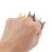 Självförsvar för kvinnor män metall multifunktionella knogar kattöronformade attackringar smycken accessoarer flickvänspresent_voghion.com