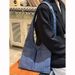 Single Shoulder Canvas Niche High-end Tote Denim Crossbody Hobo Bag Spanish Style Small_voghion.com