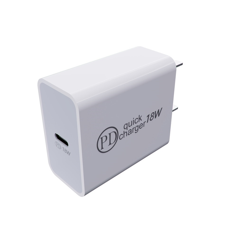 QC PD 3.0 FCP dual USB charger 18W fast charging EU US plug for iPhone X 8 plus for Redmi Note 7 phone adapter_voghion.com