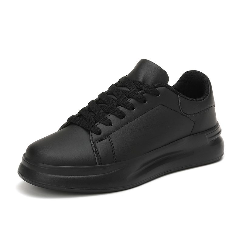 Große Größe Weiß Für Männer Und Frauen, Wasserdichte Sportschuhe Aus Leder Für Frühling Und Herbst, Freizeitschuhe Für Jugendliche_voghion.com