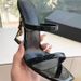 Black One-Strap High Heel Sandals For Women Summer 2025 New Style Elegant High-End Comfortable Square Open Toe Women's_voghion.com