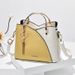 Newposs PU-leer met grote capaciteit Dameshandtas Rasterschoudertas Mode Casual Luxe Designer Patchwork Crossbody Pack 2023_voghion.com
