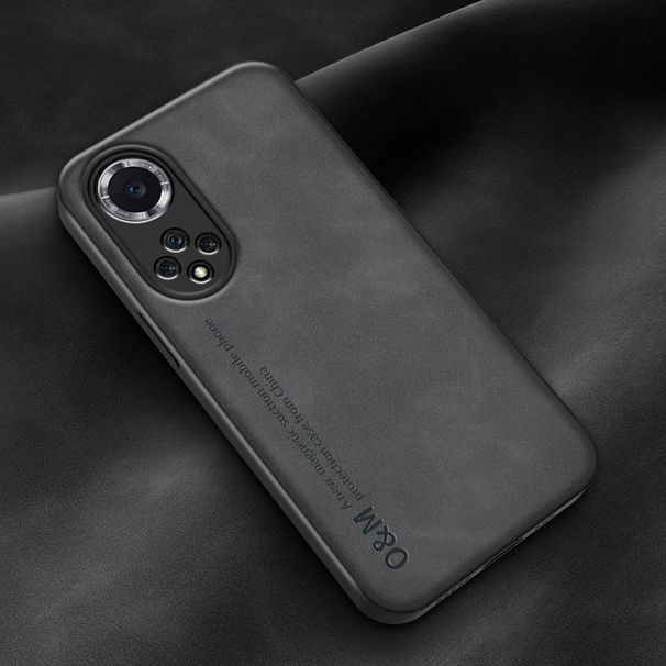 Étui en cuir de mouton magnétique pour Huawei Nova 9 SE 10 Y70 Plus Honor 50 60 70 80 Pro X6 X7 X8 X9 Couverture souple mince en fer intégré_voghion.com