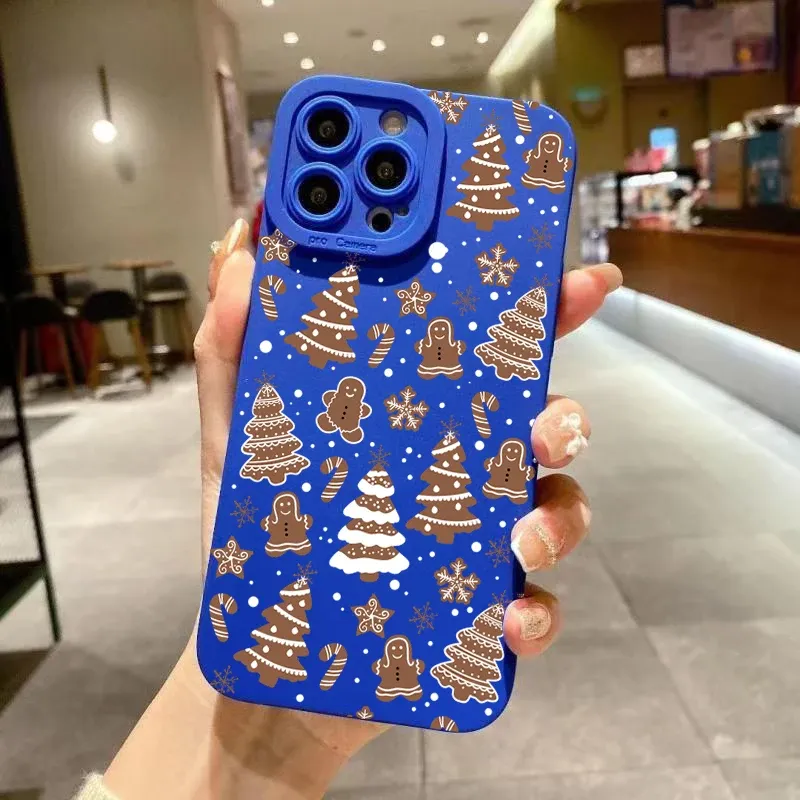 Roligt julgransfodral för Xiaomi Redmi Note 14 13 12 Pro Plus 12S 11S 11 10S 10 Redmi 12C 13C 14C 4G stötsäkert fodral_voghion.com