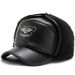 Men's Hats Leather Peaked Korean Version Casual Cold-proof Warm Men's Baseball Cap Middle-aged And Elderly Lei Feng Hat_voghion.com