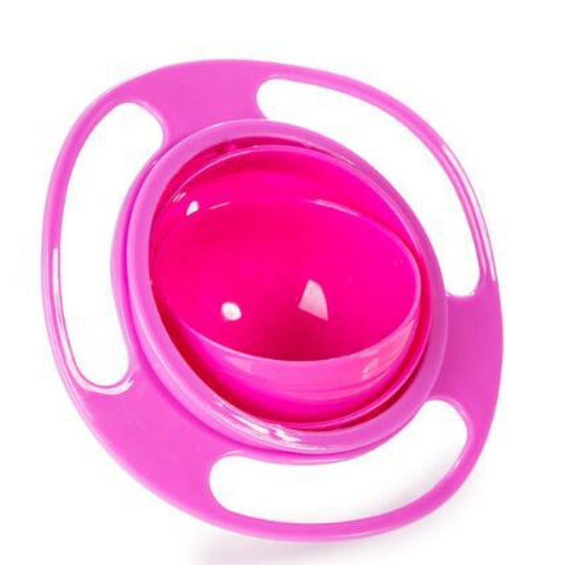 Children's bowl 360 degree rotating balance bowl Gyro Bowl baby practice bowl toy bowl flying dish bowl baby Bowl_voghion.com