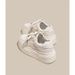 Spring women's shoes new white board shoes thick soles to increase small people_voghion.com
