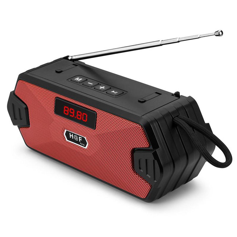 HF-F216 Portable Bluetooth Speaker Wireless Bass Column Outdoor USB Speakers With FM Radio AUX TF MP3 Subwoofer Loudspeaker_voghion.com