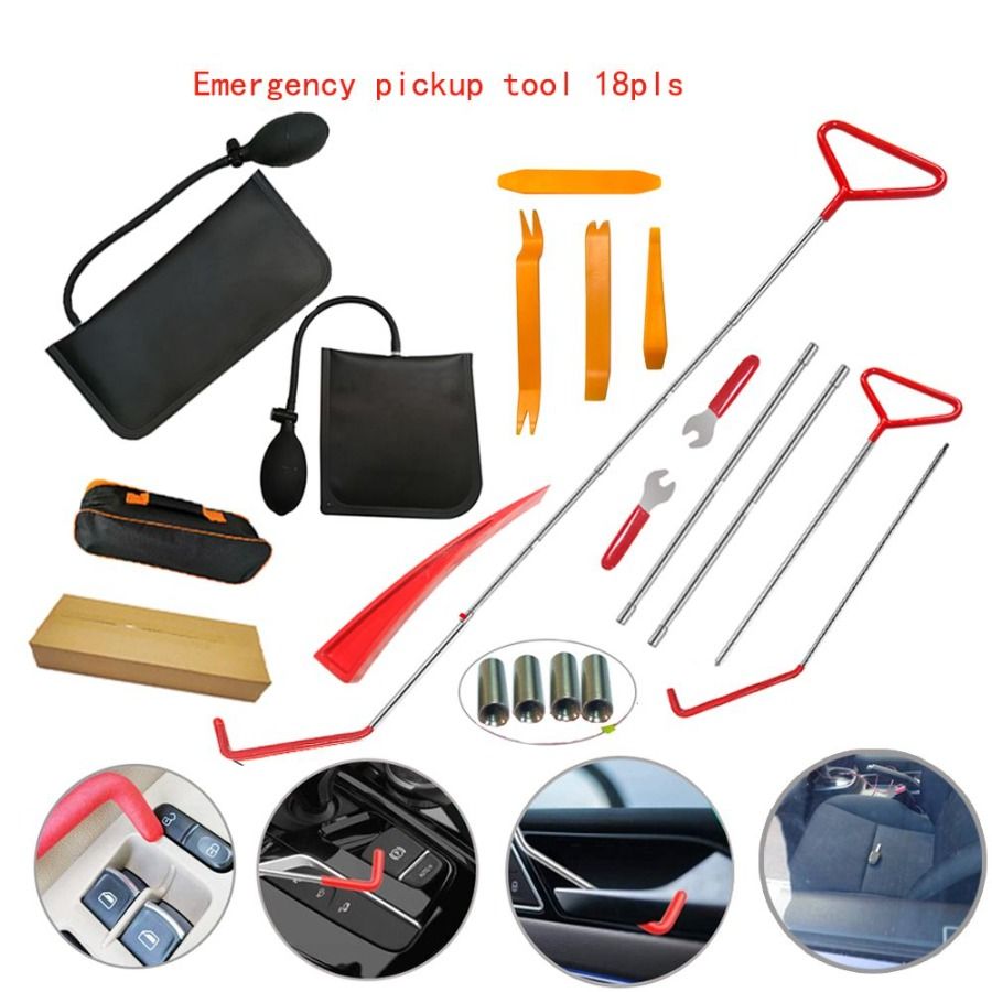 Free Tools Long 18pcs Bag We Tools Pumps Car 2 Wrenches Kit 4 Fastener 1 4 Injury 2 Removal Nuts Grabbers Trim Reach 4 With Air_voghion.com