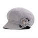 Elderly Beret Spring And Autumn Casual Mom Grandma Octagonal Round Top Flat Brim Women's Mother-in-law Hat_voghion.com