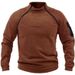 ActiveGo ActiveGo Thick 280g Fleece Cross-Border In Stock European And American Stand Collar Loose Solid Color Outdoor Warm Tactical Men's_voghion.com