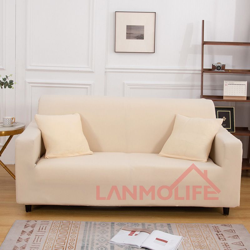 Copridivano elastico tinta unita, tutto compreso, quattro stagioni, universale, semplice, antipolvere, abbellimento, per la casa_voghion.com