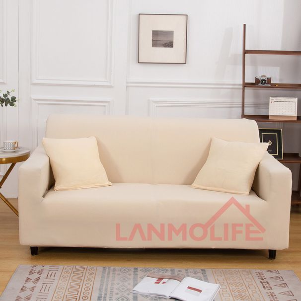 Copridivano elastico tinta unita, tutto compreso, quattro stagioni, universale, semplice, antipolvere, abbellimento, per la casa_voghion.com