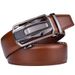 HEIßER Herren Leder Ratsche Gürtel Kleid mit Slide Click Automatische Schnalle Plus Größe Ceinture_voghion.com