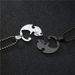 New Titanium Steel Necklace Cat Couple Sweater Chain Women's Chain Accessories Men's Pendant Hip Hop Accessories_voghion.com