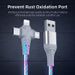 Kabel 3 v 1 pro iPhone 14/13/12/11 Pro Max/XS/XR/X SE 8/7/6, Samsung, Xiaomi, Oppo, Vivo, Lenovo,_voghion.com