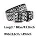 HOT Retro Vierkante Klinknagel Met Dubbele Rij Naald Gesp Vrouwen Riem Hip-Hop Rock Punk Y2k Stijl Jeans Heren En Dames Riem_voghion.com