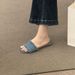 Tredy Brad Fashioable Ad Casual Ope Toed Flat Slippers 2025 Summer Ew Frech Style Oe-piece Belt Sadals For_voghion.com