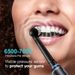 Brosse à dents électrique rotative rechargeable avec 8 têtes de brosse, 5 modes, minuterie, USB_voghion.com