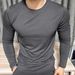 Men's Stretch Quick-Dry Long Sleeve T-Shirt - Slim Fit Gym Workout Shirt, Breathable & Moisture-Wicking Base Layer For Casual & Training_voghion.com