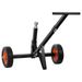 600lbs Trailer Dolly 16.5 And 22 InAdjustable Height 1-7/8 In Ball Solid Tires_voghion.com