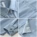 Retro-Denim-Langarmhemd für Herren, modisch und vielseitig, künstlerisches und lässiges lockeres Oberteil_voghion.com