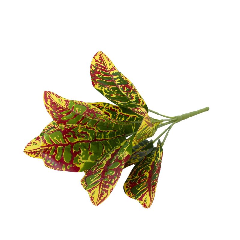Simulation green plants 9 color-changing wood simulation turtle leaf home decoration Simulation glued plant wall material leaves_voghion.com