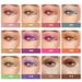 Pudaier Single Color Highlight Matte Pearl Eye Shadow Beauty Makeup 12 colori ombretto texture argilla di patate lunga durata_voghion.com