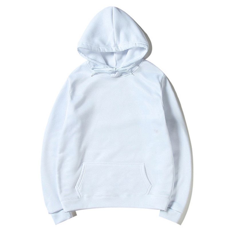 New Spring And Autumn Men's Classic Blank Hooded Sweater Fashion Solid Loose Fleece Pullover Youth Fashion Hoodie_voghion.com