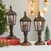 "Hexagonal LED Snow Globe With Music & Falling Snow – Christmas Tree/Snowman/Santa Decoration For Festive Home Decor"_voghion.com