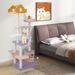 66' Cute Cat Tree Cats Multi-level Tall Cat Tower W/ Sisal Covered Scratching Posts_voghion.com