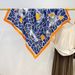 2024 Korean version simple geometric pattern large square summer new versatile decorative thin sunscreen scarf_voghion.com