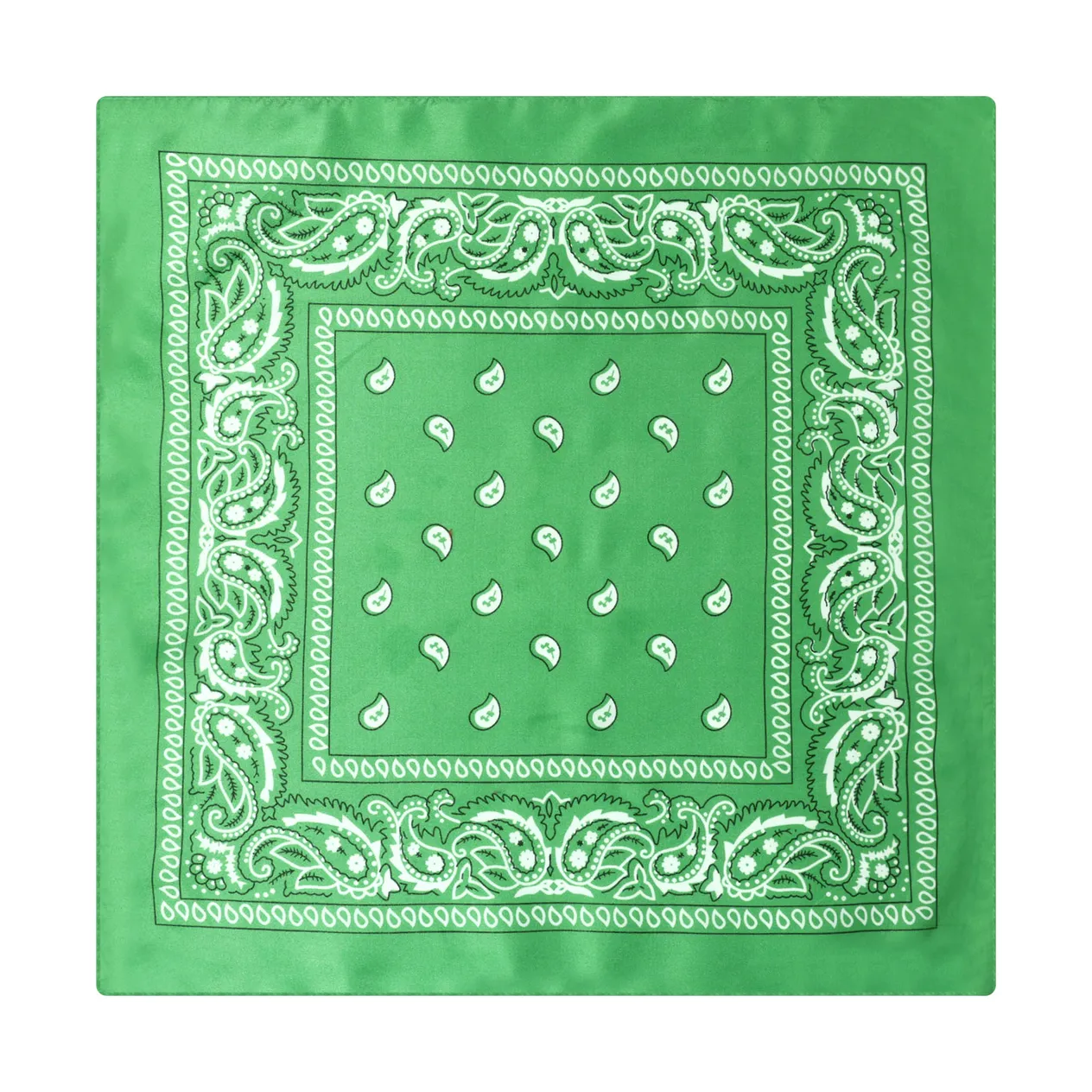 polyester paisley cashew flower square scarf hip hop outdoor cycling spot wholesale bandana headscarf_voghion.com