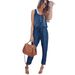 Frauen weste taille abnehmen mode jeans overall hosen spot_voghion.com