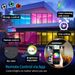 12V RGB-LED-Lichtstreifen mit WiFi-Sprachsteuerung, 5050/2835 selbstklebende flexible Lichtstreifen für die Umgebungsbeleuchtung in Innenräumen, Smart Home-kompatibel_voghion.com