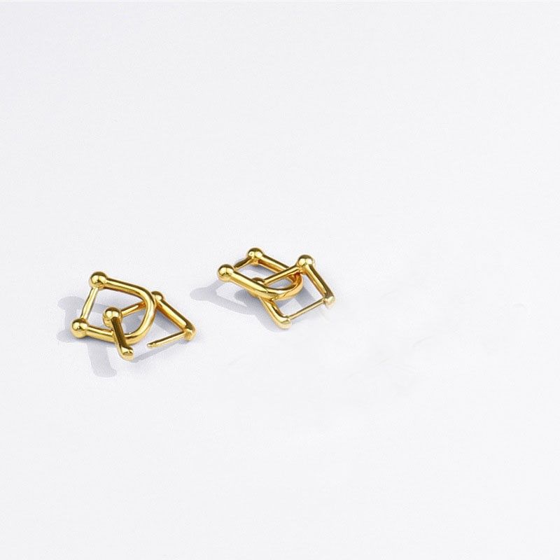1 Pair Simple Style Geometric Plating Copper Ear Cuffs_voghion.com
